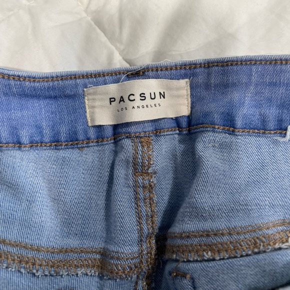 PacSun Super Stretch Shortie Jean Shorts - Picture 7 of 9